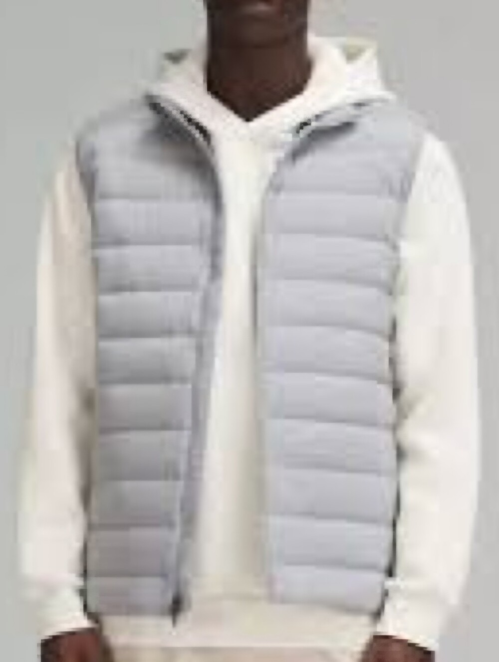 LULULEMON Navigation Down Vest In Gray, Size Large